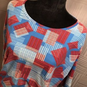 Irma Red, White & Blue LuLaRoe*Soft*